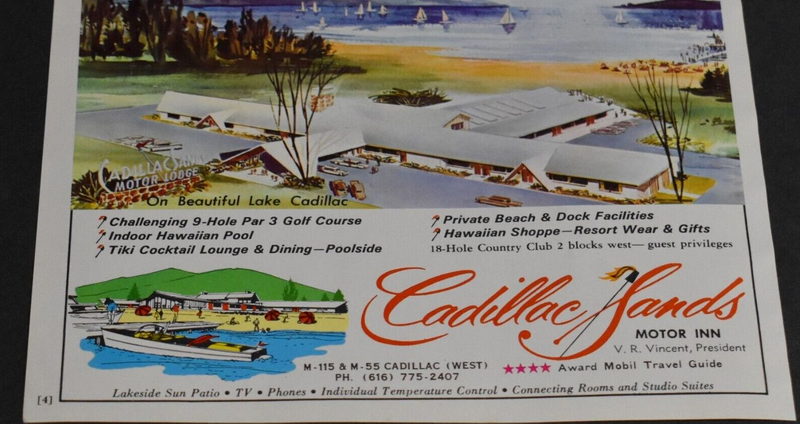 Lake Cadillac Resort (Cadillac Sands Resort) - Print Ad